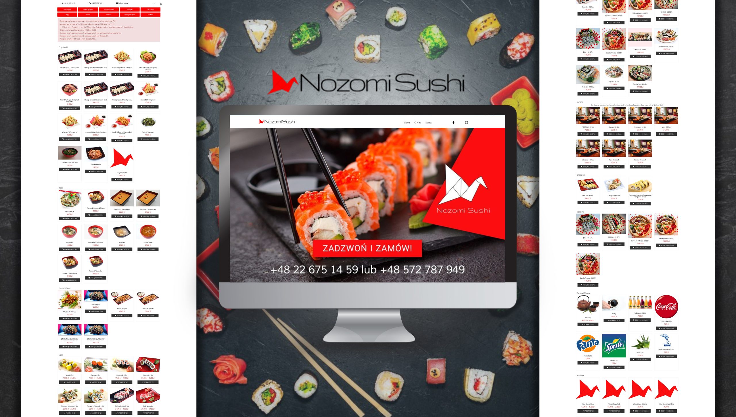 Portfolio-www-nozomisushi-pl-V1